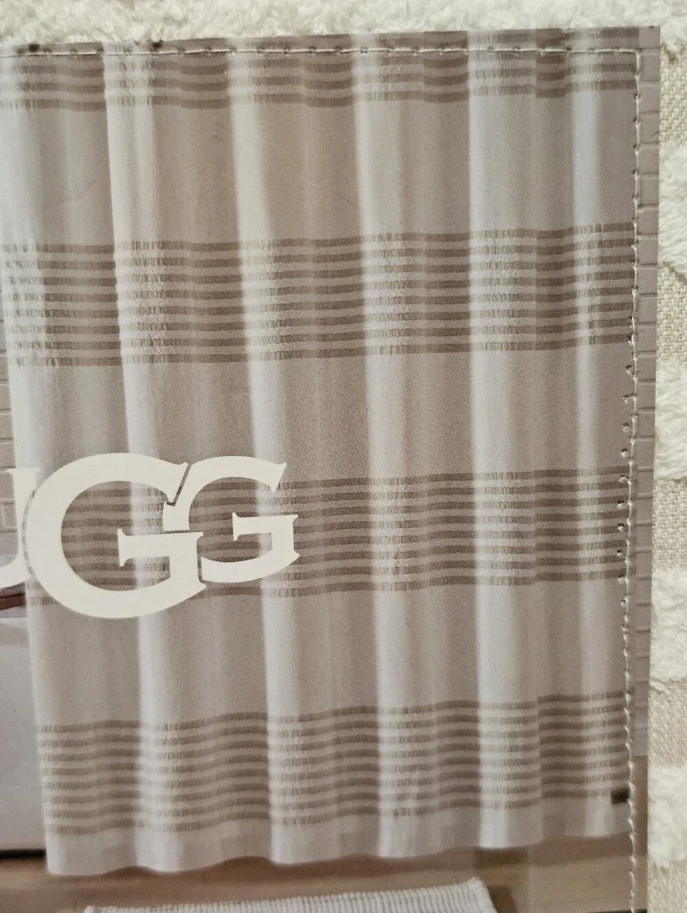 NWT $95 UGG shower curtain CAIA 72
